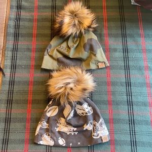 Two Made by Molly baby hats